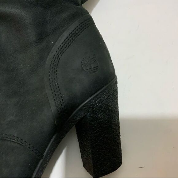 Timberland Earthkeepers Glancy ankle boots black heels Size 7/ 38 - Picture 7 of 15